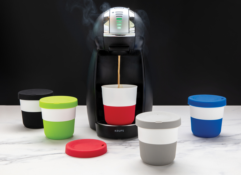 XD Collection PLA Coffee-To-Go Becher 280 ml mit Logo bedrucken XD Collection PLA Coffee-To-Go Becher 280 ml mit Logo bedrucken