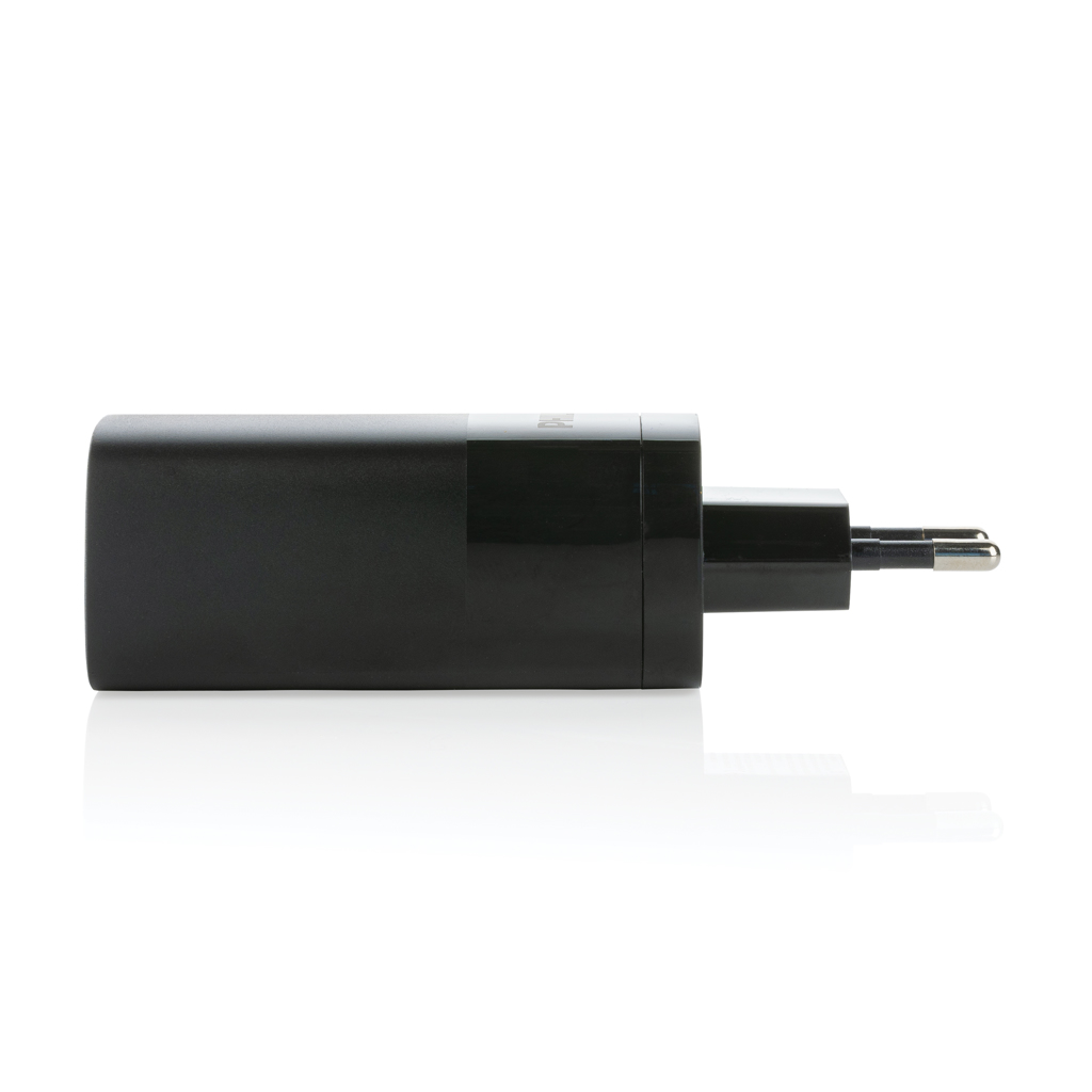 Philips GaN 65W PD 3-Port USB-C Wandladegerät Schwarz Philips GaN 65W PD 3-Port USB-C Wandladegerät Schwarz