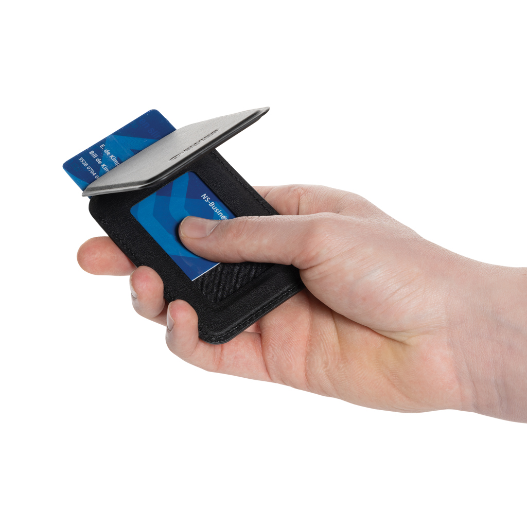 Magstand RCS-PU Handytasche mit Ständer - Elegantes Werbegeschenk für Events