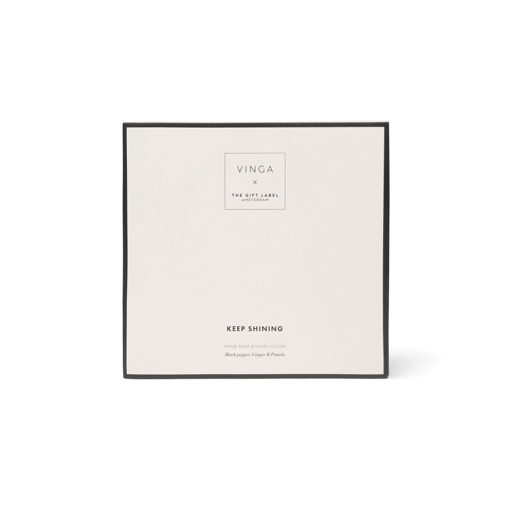 VINGA x TGL Handpflege-Geschenkset – Seife & Lotion 2x 200 ml in Recycling-PET-Flaschen