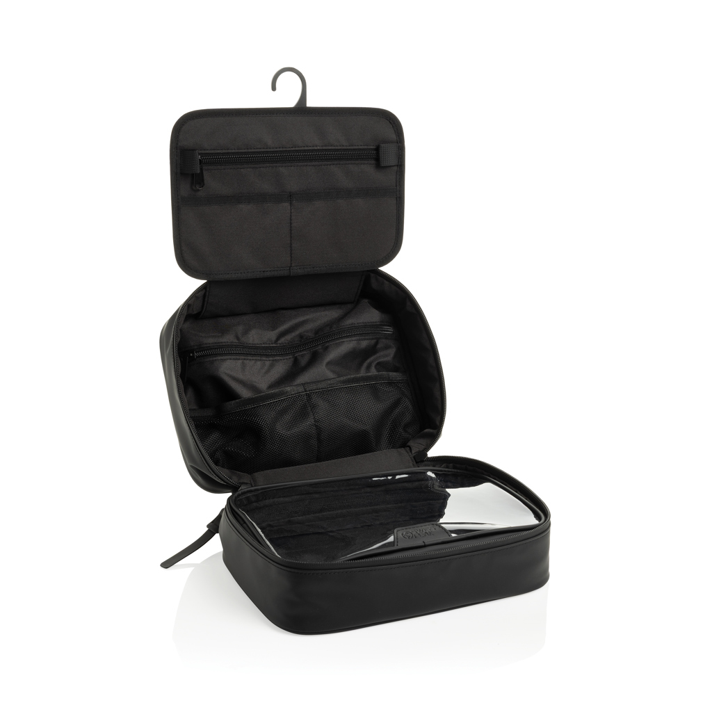 Swiss Peak OSLO RCS Kulturtasche faltbar aus rPET – mit Logo bedruckbar Swiss Peak OSLO RCS Kulturtasche faltbar aus rPET – mit Logo bedruckbar