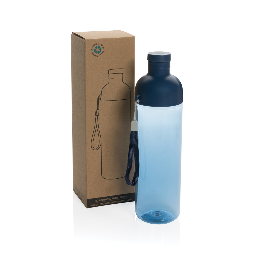 XD Collection Impact Trinkflasche 600 ml aus 65 % recyceltem PET (rPET), RCS-zertifiziert, mit Logo bedruckbar XD Collection Impact Trinkflasche 600 ml aus 65 % recyceltem PET (rPET), RCS-zertifiziert, mit Logo bedruckbar