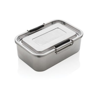 XD Collection Lunchbox aus RCS-Edelstahl, 0,8 L, auslaufsicher, mit Logo