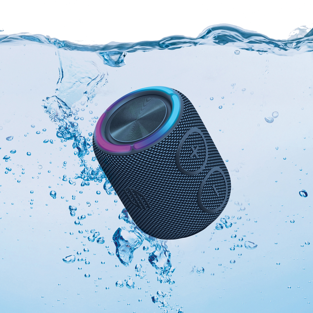 Urban Vitamin Palmdale 16W Bluetooth-Speaker IPX7 mit Lasergravur