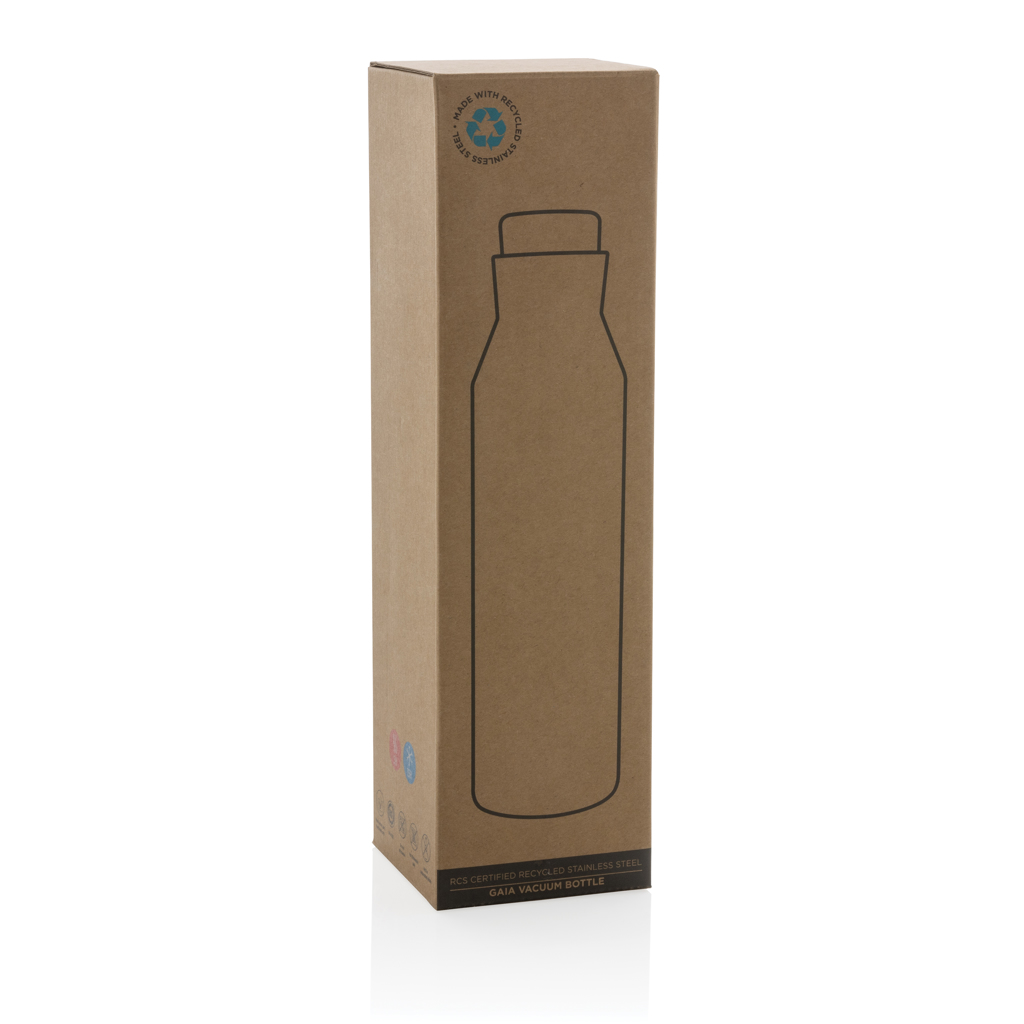 Gaia Vakuumflasche 600 ml aus RCS-recyceltem Edelstahl Gaia Vakuumflasche 600 ml aus RCS-recyceltem Edelstahl