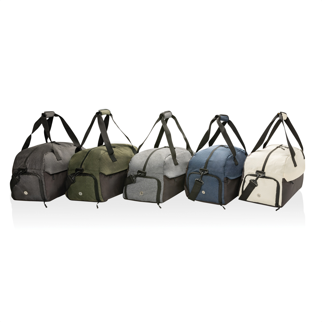 Kazu AWARE RPET Weekend-Duffel-Bag aus 100 % recyceltem PET, 5 Farben, mit Logo veredelbar