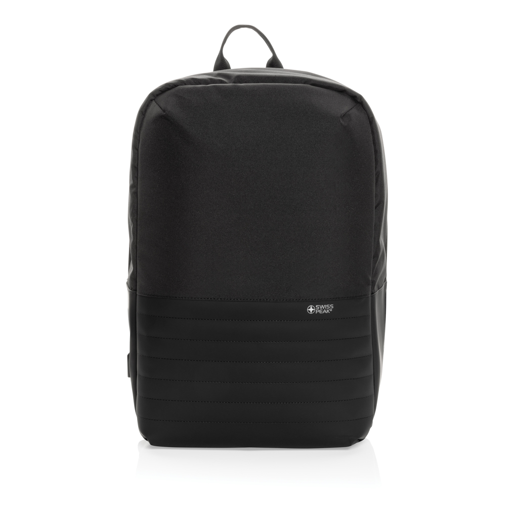 Swiss Peak AWARE Anti-Theft Laptop-Rucksack 15,6 Zoll aus rPET