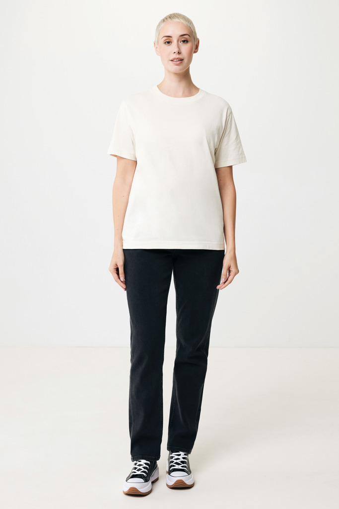 iqoniq Kakadu Relaxed T-Shirt aus recycelter und biologischer Baumwolle, bedruckbar oder bestickbar