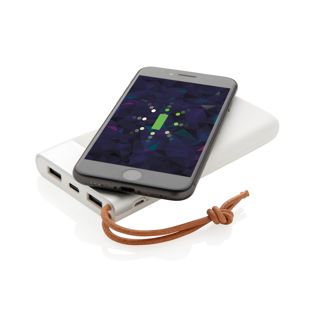 Pro Powerbank 8000 mAh Qi Wireless 5W – weiß