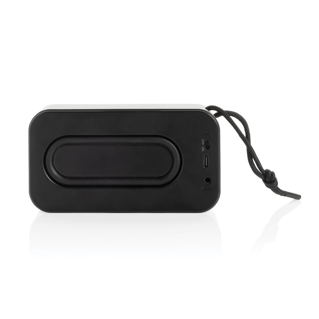 Swiss Peak 10W Bass-Lautsprecher aus recyceltem Aluminium mit Lasergravur Swiss Peak 10W Bass-Lautsprecher aus recyceltem Aluminium mit Lasergravur