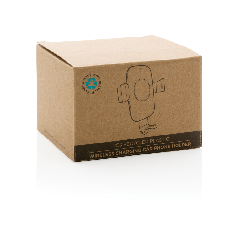XD Collection Wireless Car Charger 10W aus recyceltem ABS (RCS) XD Collection Wireless Car Charger 10W aus recyceltem ABS (RCS)