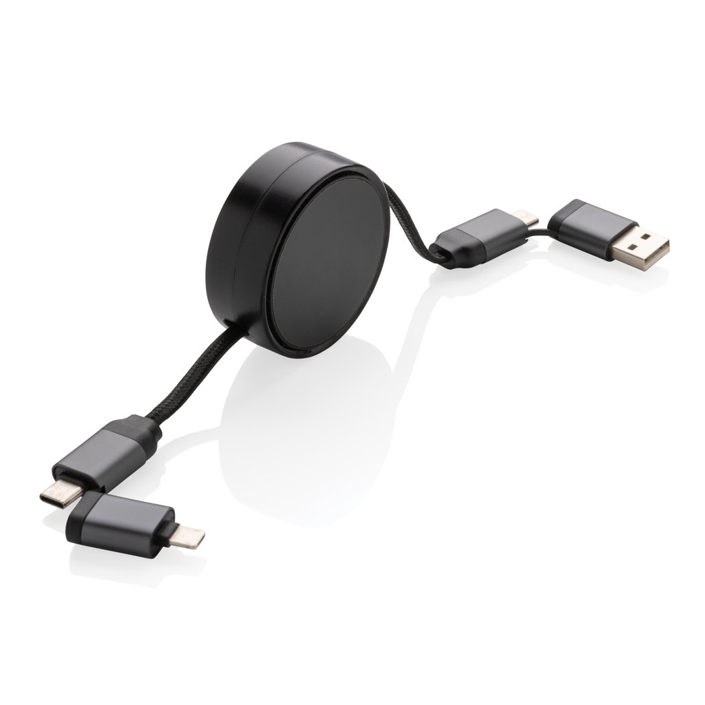 Terra RCS Aluminium 6-in-1 Kabel – Innovatives Werbegeschenk für Events