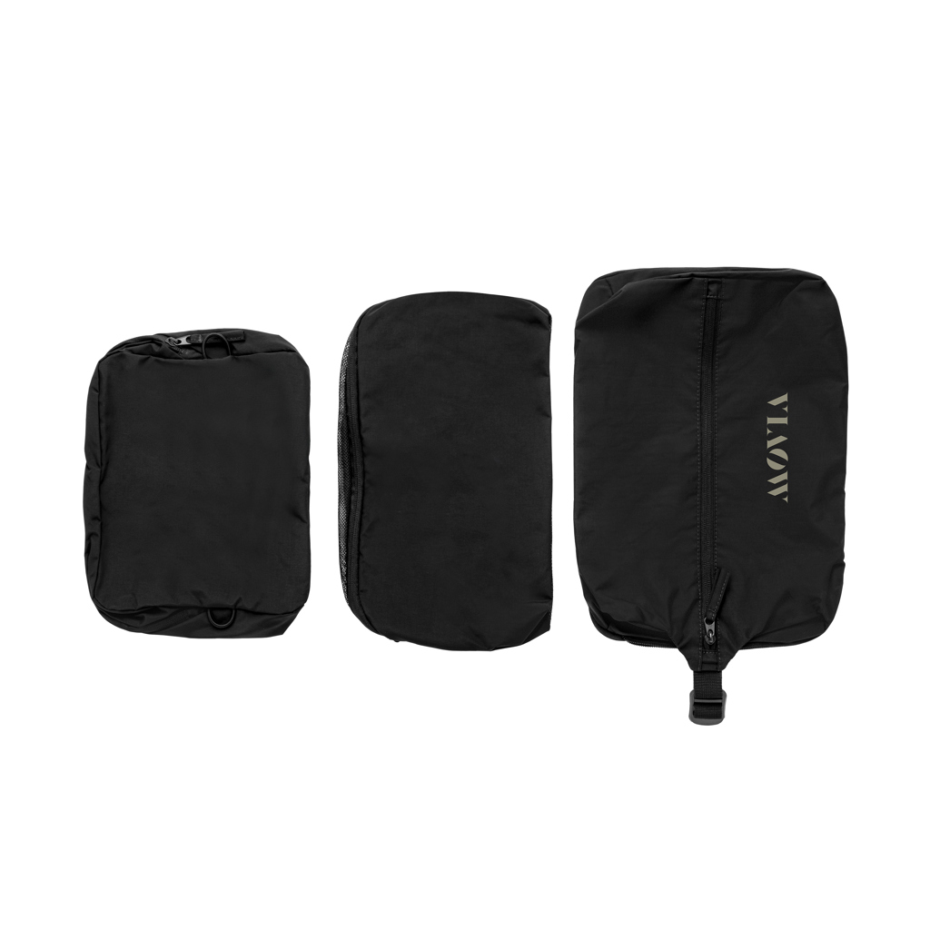 XD Xclusive KENTO URBAN Packing Cube Set 3-teilig aus RCS-recyceltem Nylon mit Logodruck