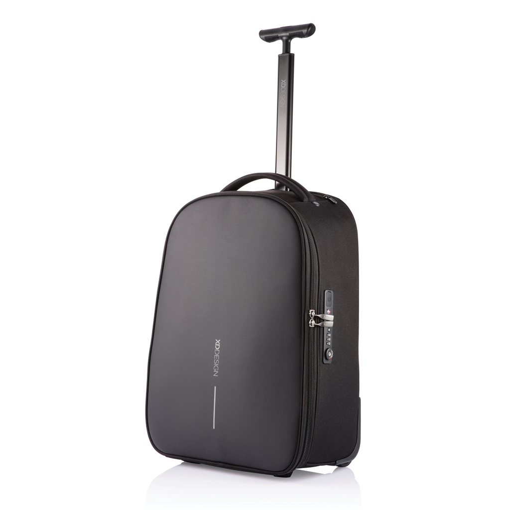 Bobby Rucksack Trolley XD Design – Anti-Diebstahl-Rucksack & Trolley aus recyceltem PET, bedruckbar Bobby Rucksack Trolley XD Design – Anti-Diebstahl-Rucksack & Trolley aus recyceltem PET, bedruckbar