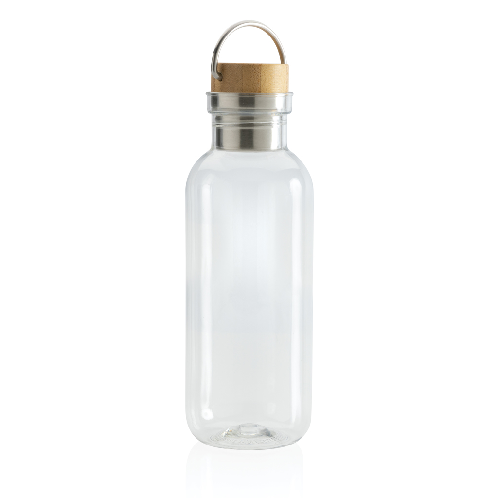 RCS rPET Trinkflasche mit FSC-Bambusdeckel und Griff, 680 ml — XD Collection