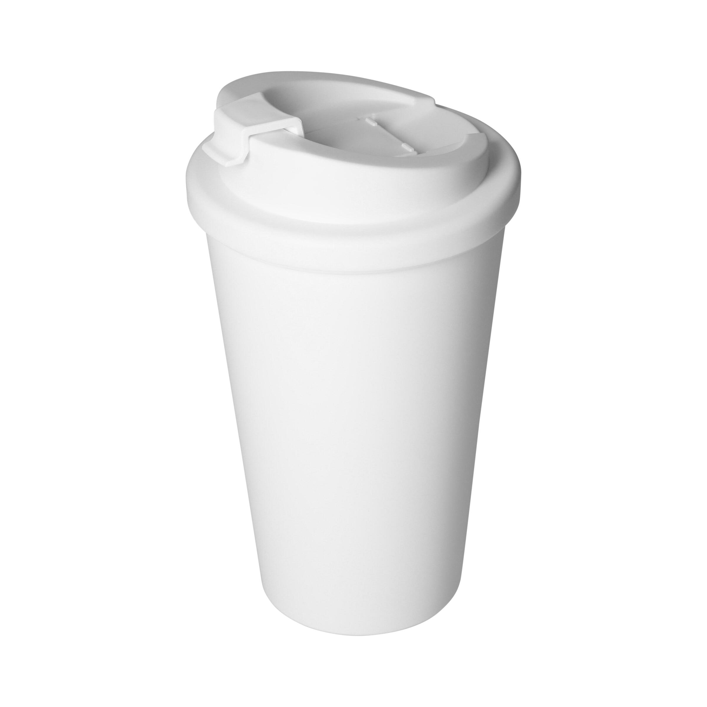 Kaffeebecher "Premium Deluxe" – weiss Kaffeebecher "Premium Deluxe" – weiss