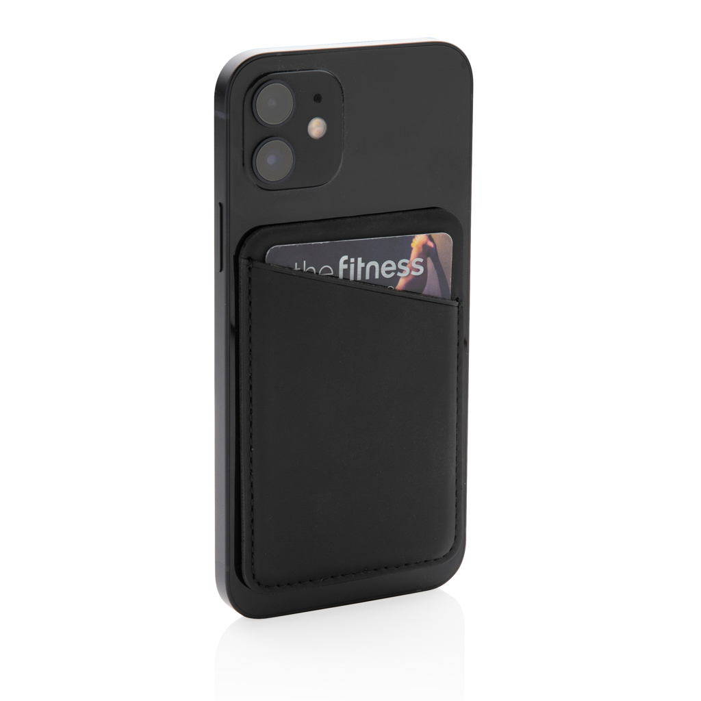 PVC-freier Magnet-Kartenhalter für iPhone 12+ - schwarz PVC-freier Magnet-Kartenhalter für iPhone 12+ - schwarz