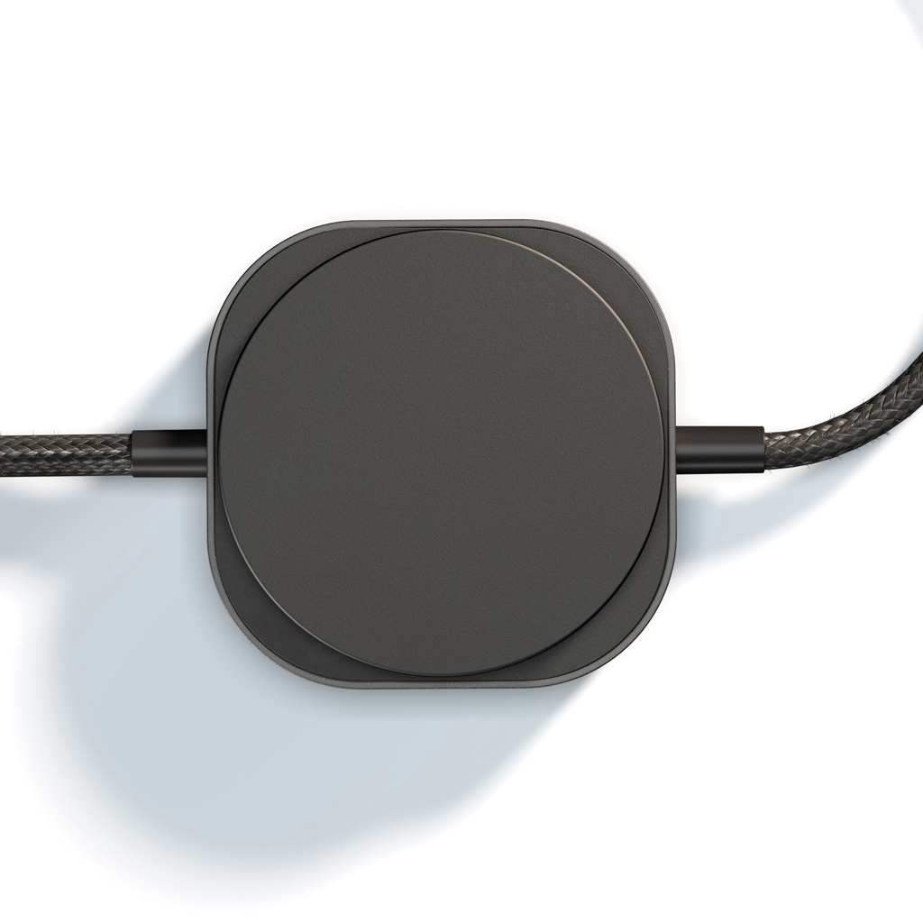 Zens Ladekabel USB C-C Pro 2 – 2-in-1 mit Qi2 15 W kabellos, Aluminium, mit Logo Zens Ladekabel USB C-C Pro 2 – 2-in-1 mit Qi2 15 W kabellos, Aluminium, mit Logo