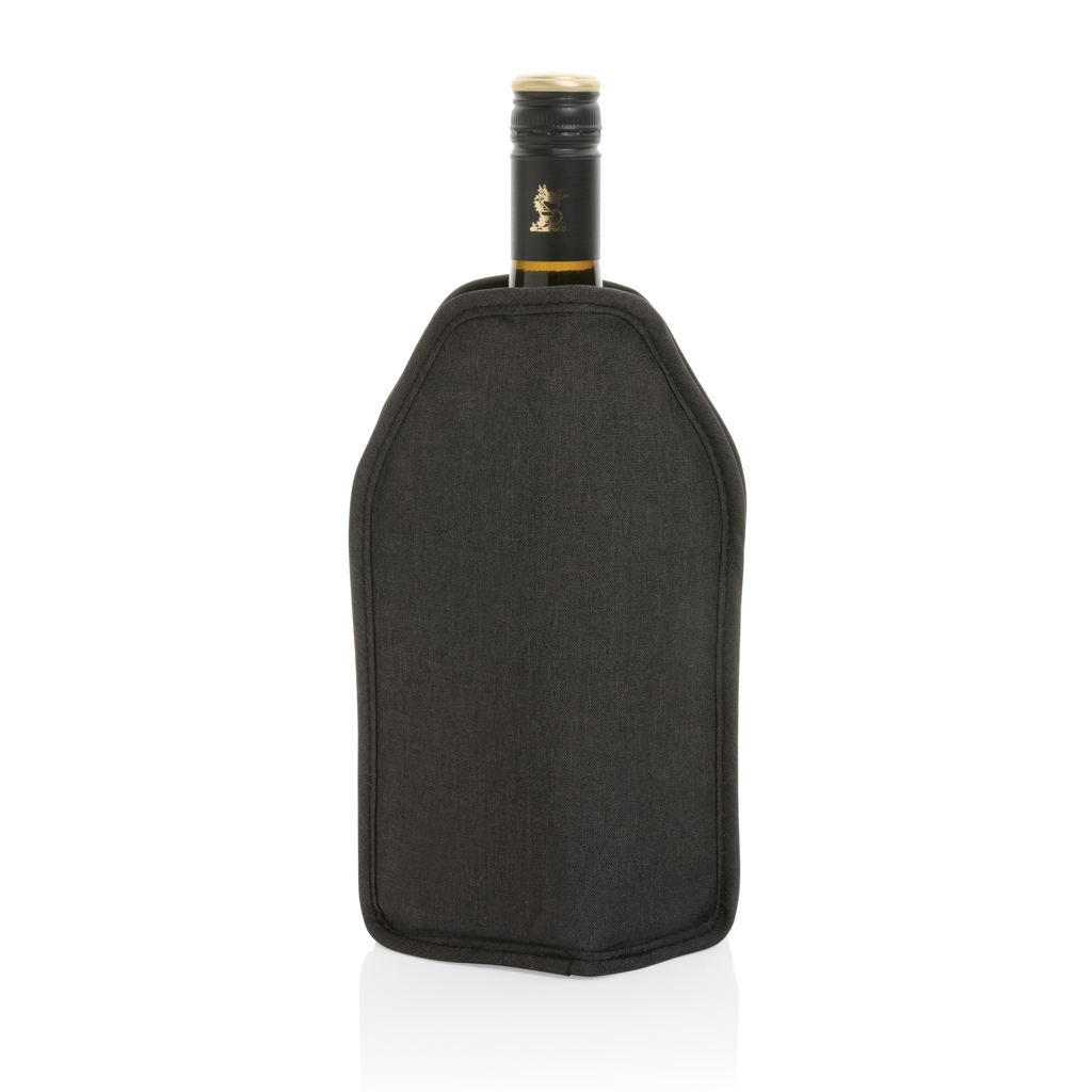 Vino AWARE rPET Weinkühler-Sleeve mit Logodruck Vino AWARE rPET Weinkühler-Sleeve mit Logodruck