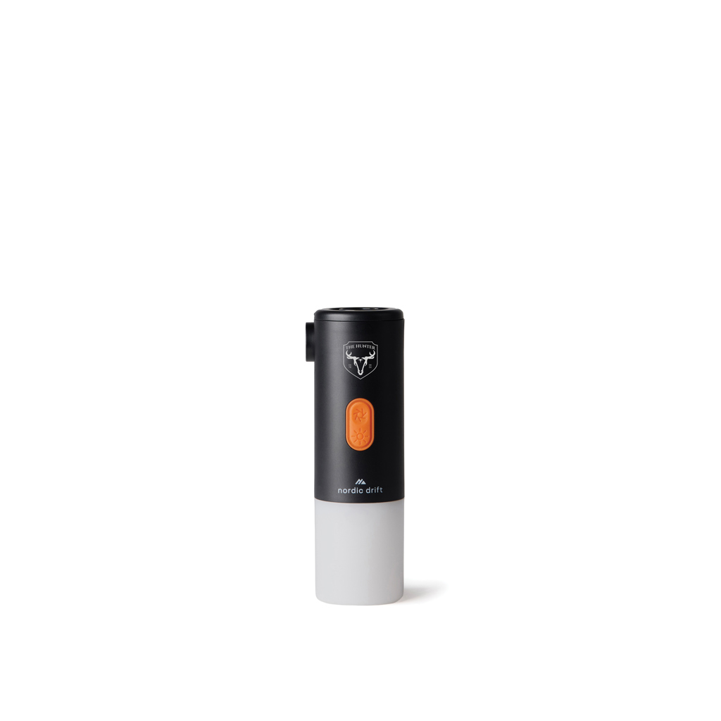 Nordic Drift Titan 2-in-1-Luftpumpe und Campinglampe mit Logo (Tampondruck)