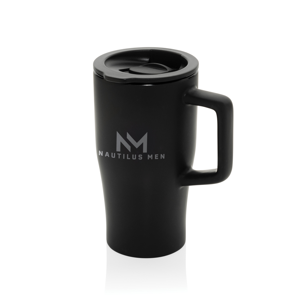 Keramik Luxe Quencher 490 ml Henkelbecher (XD Collection) – bedruckbar mit Logo