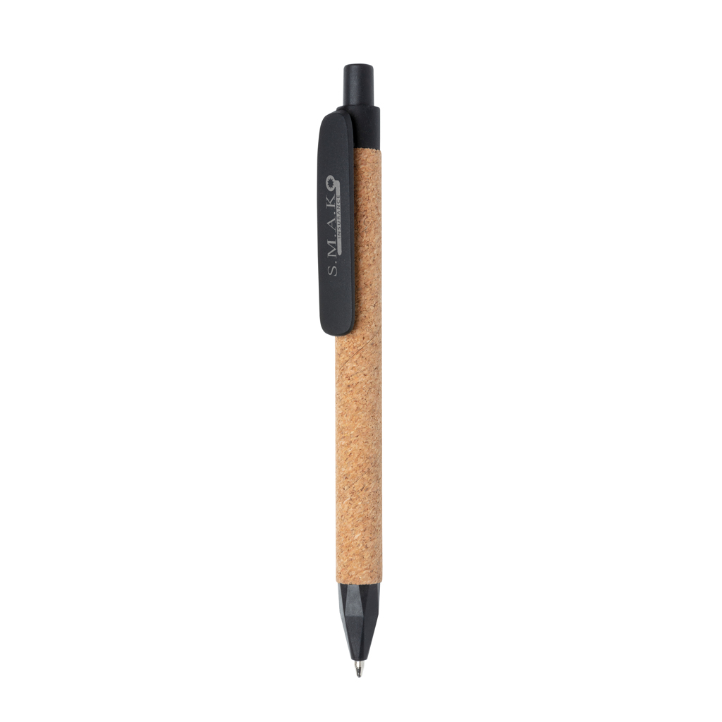XD Collection ECO-Stift aus Kork und Weizenstroh, bedruckbar