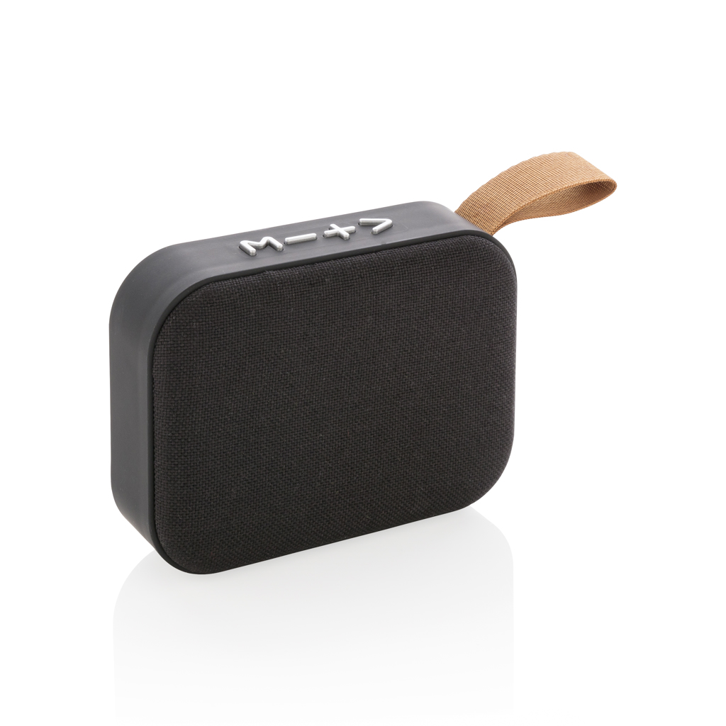XD Collection Bluetooth-Lautsprecher 3W mit Stoffbezug, bedruckbar