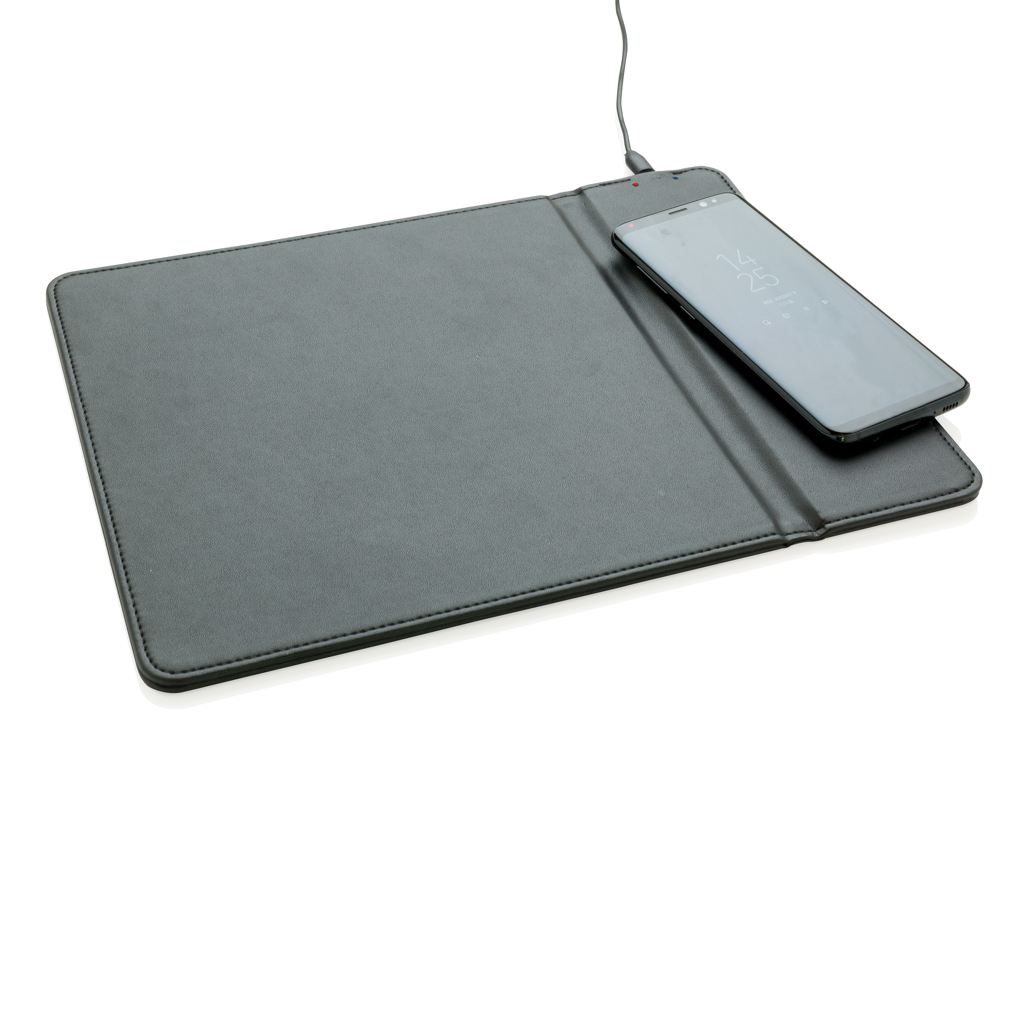 XD Collection Mousepad mit Wireless-5W-Charging und Handyhalter, Qi-kompatibel