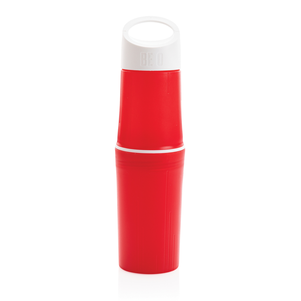 BE O Bottle Wasserflasche 500 ml aus Zuckerrohr-Bioplastik, Made in EU BE O Bottle Wasserflasche 500 ml aus Zuckerrohr-Bioplastik, Made in EU