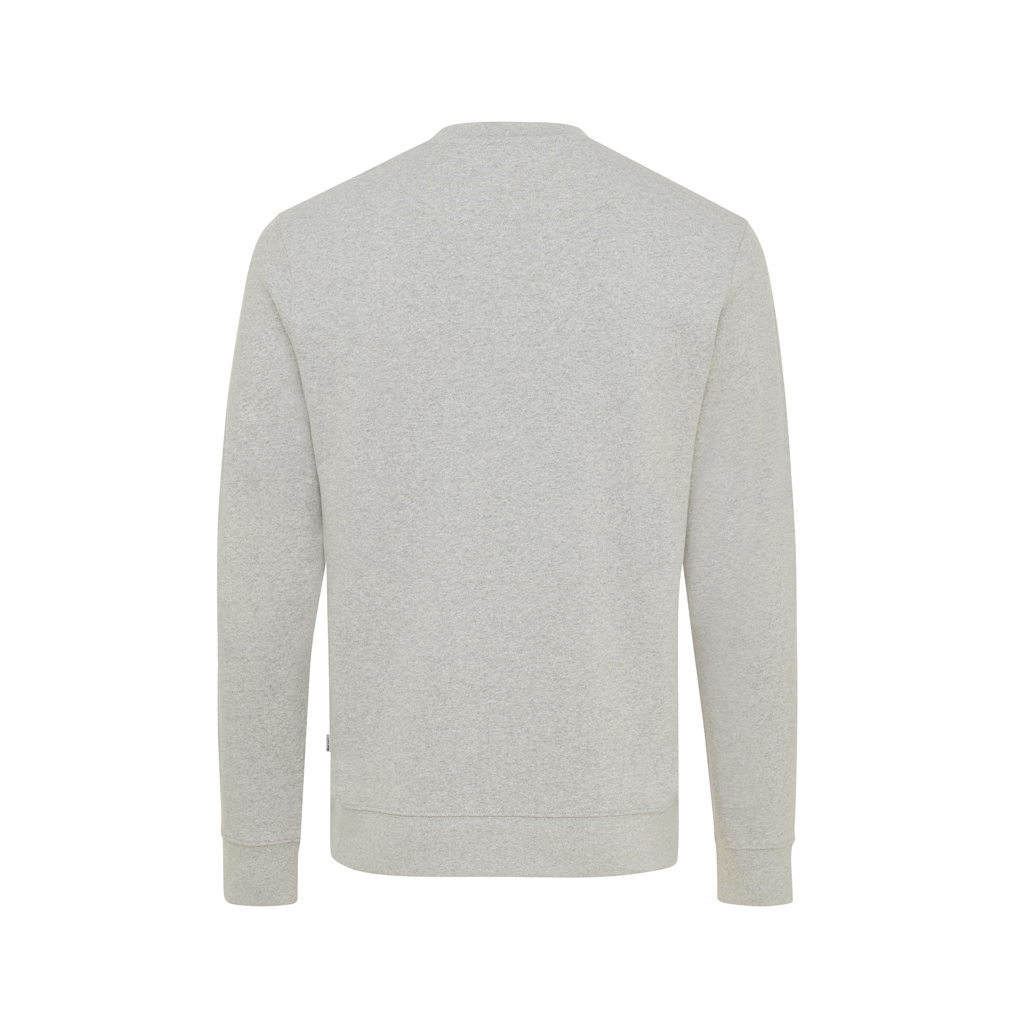 IQONIQ Denali Rundhals-Sweater aus 50% recycelter und 50% Bio-Baumwolle, ungefärbt