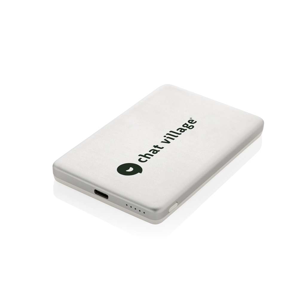 XD Collection Orion Powerbank 5.000 mAh magnetisch — recyceltes Aluminium, bedruckbar