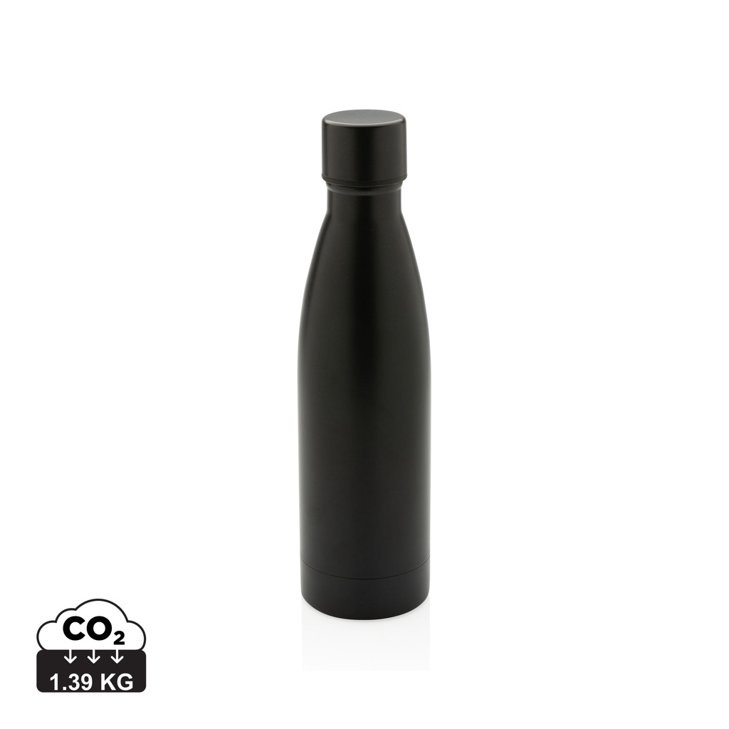 XD Collection RCS recycelte Edelstahl-Vakuumflasche 500 ml (mit Logo) XD Collection RCS recycelte Edelstahl-Vakuumflasche 500 ml (mit Logo)