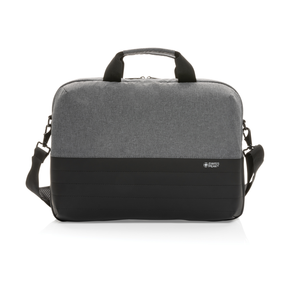 Swiss Peak AWARE RFID 15,6 Zoll Laptoptasche mit Logo bedrucken
