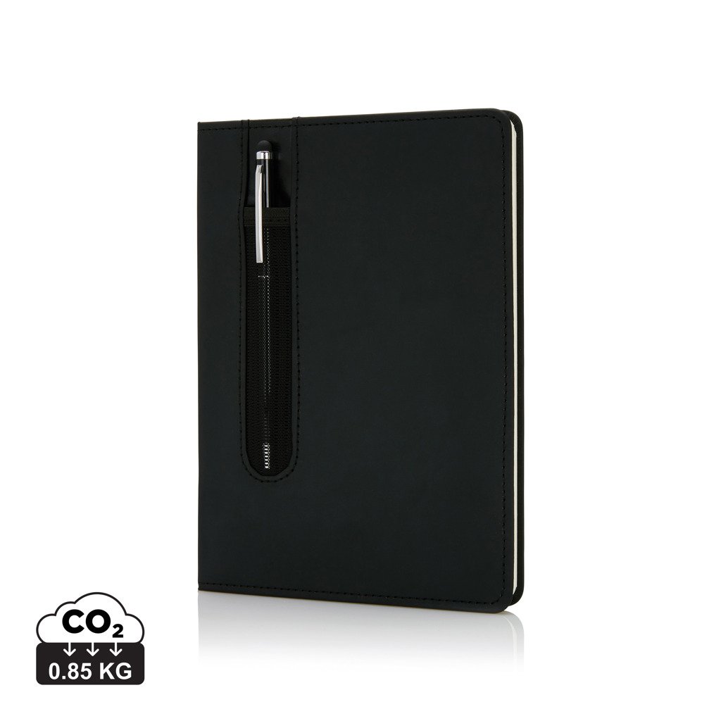 A5 PU-Notizbuch mit Metall-Stylus-Stift, XD Collection (lasergravierbar)