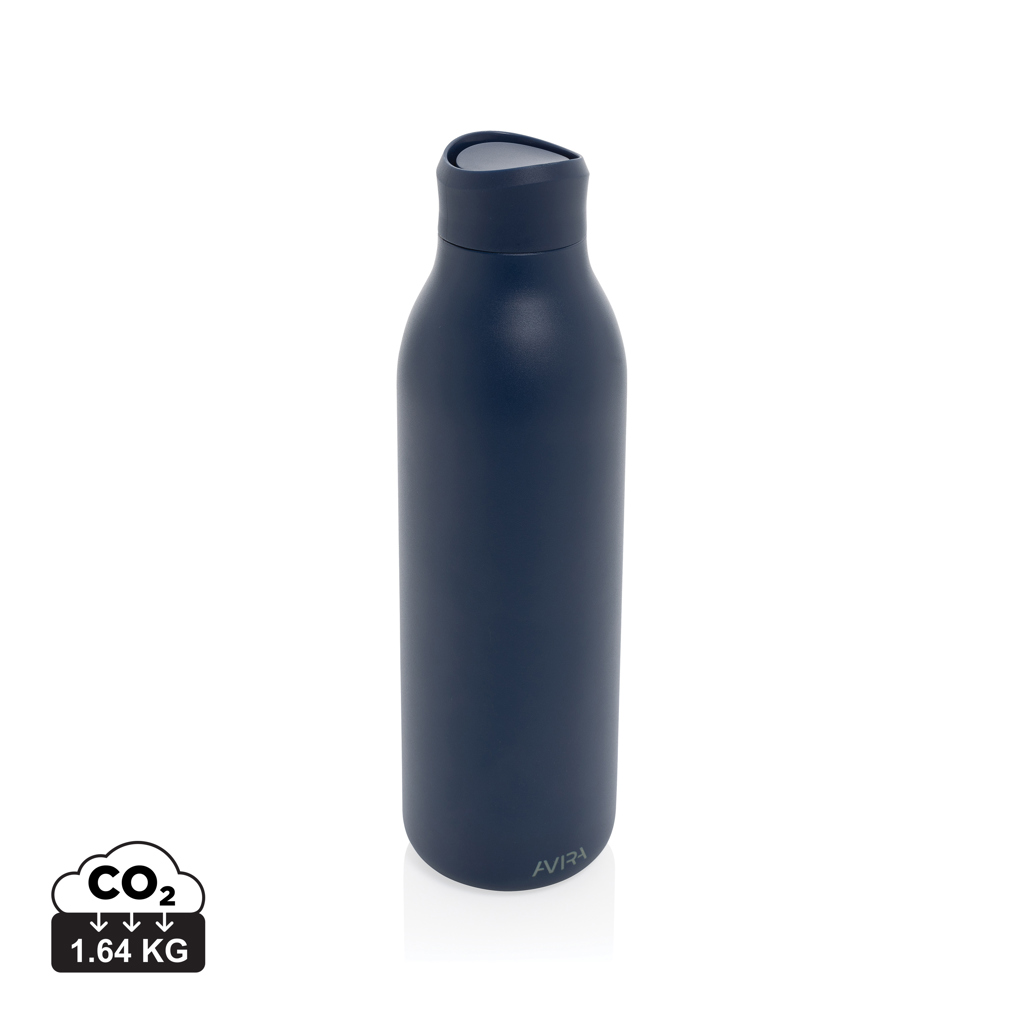 Avira Alok 360 Klick-Trinkflasche 600 ml aus RCS-zertifiziert recyceltem Edelstahl mit Logo bedruckbar Avira Alok 360 Klick-Trinkflasche 600 ml aus RCS-zertifiziert recyceltem Edelstahl mit Logo bedruckbar