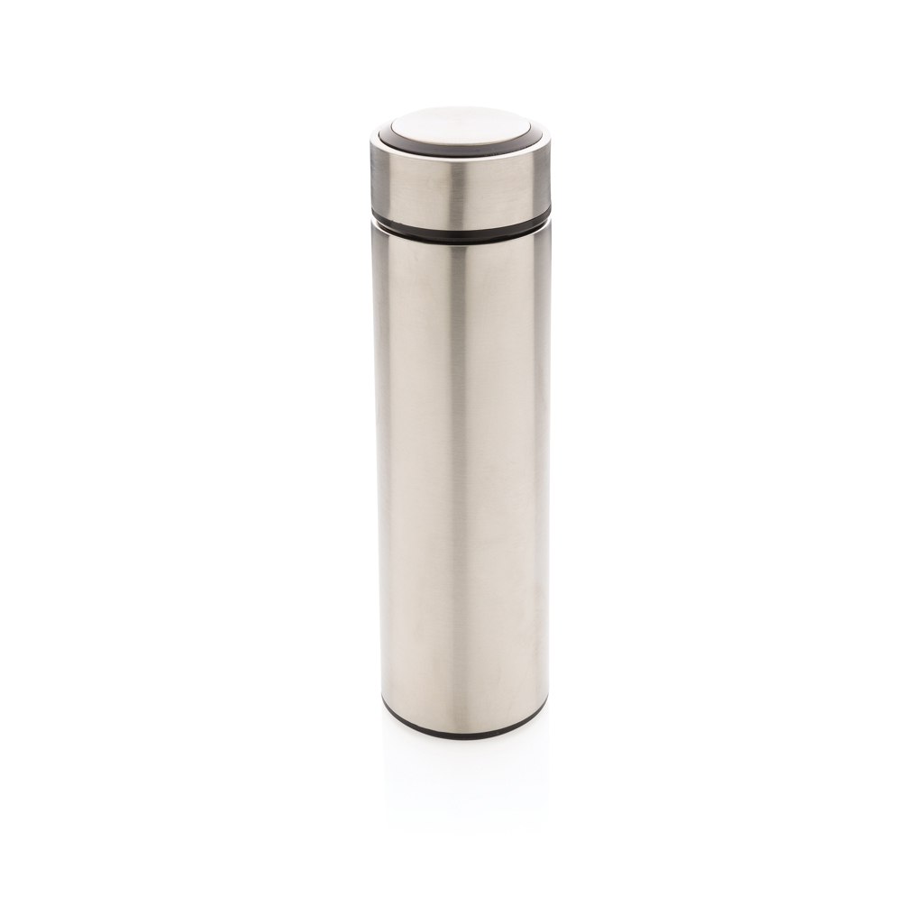Edelstahl Vakuum-Thermoflasche 450ml auslaufsicher silber Edelstahl Vakuum-Thermoflasche 450ml auslaufsicher silber