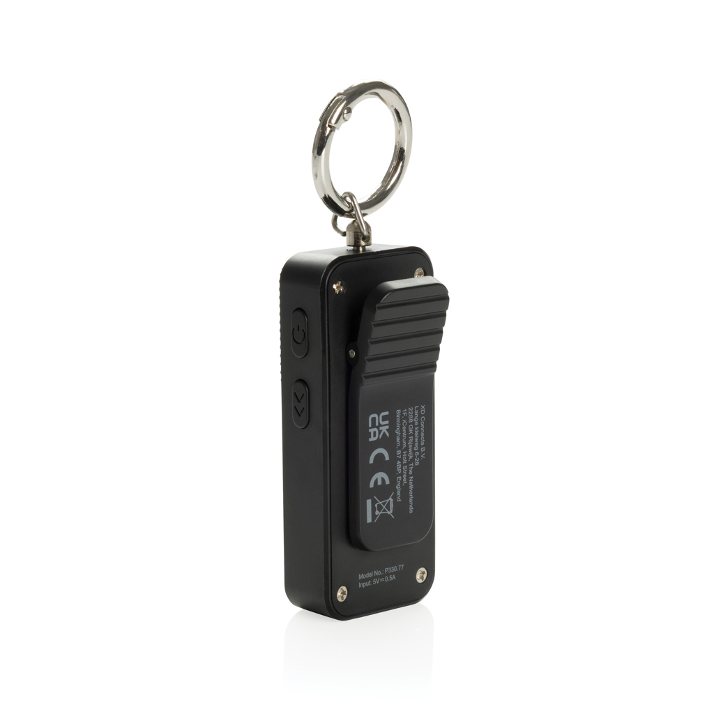XD Collection GuardBuddy Personenalarm 150 dB mit USB-C-Akku, mit Logo bedruckbar XD Collection GuardBuddy Personenalarm 150 dB mit USB-C-Akku, mit Logo bedruckbar