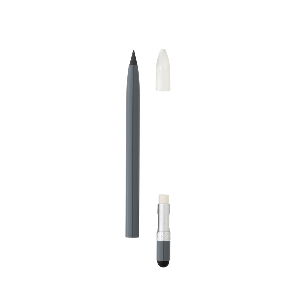 Tintenloser Aluminium-Graphitstift Pro 20.000 m, grau