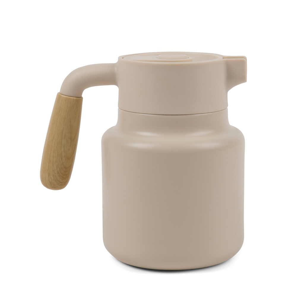 VINGA Arbe RCS Isolierkanne 1200 ml aus recyceltem Edelstahl – mit Lasergravur oder Tampondruck
