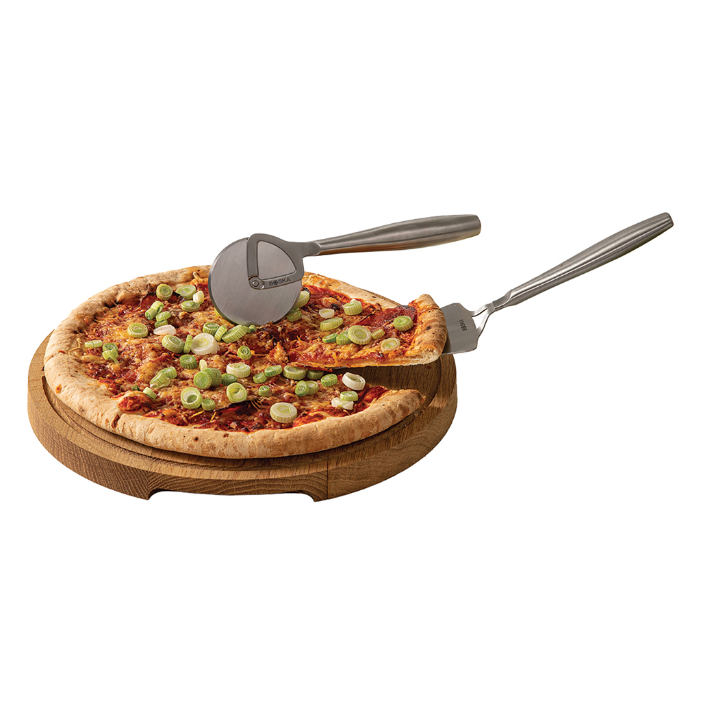 BOSKA Pizza-Set Copenhagen, Edelstahl mit Lasergravur