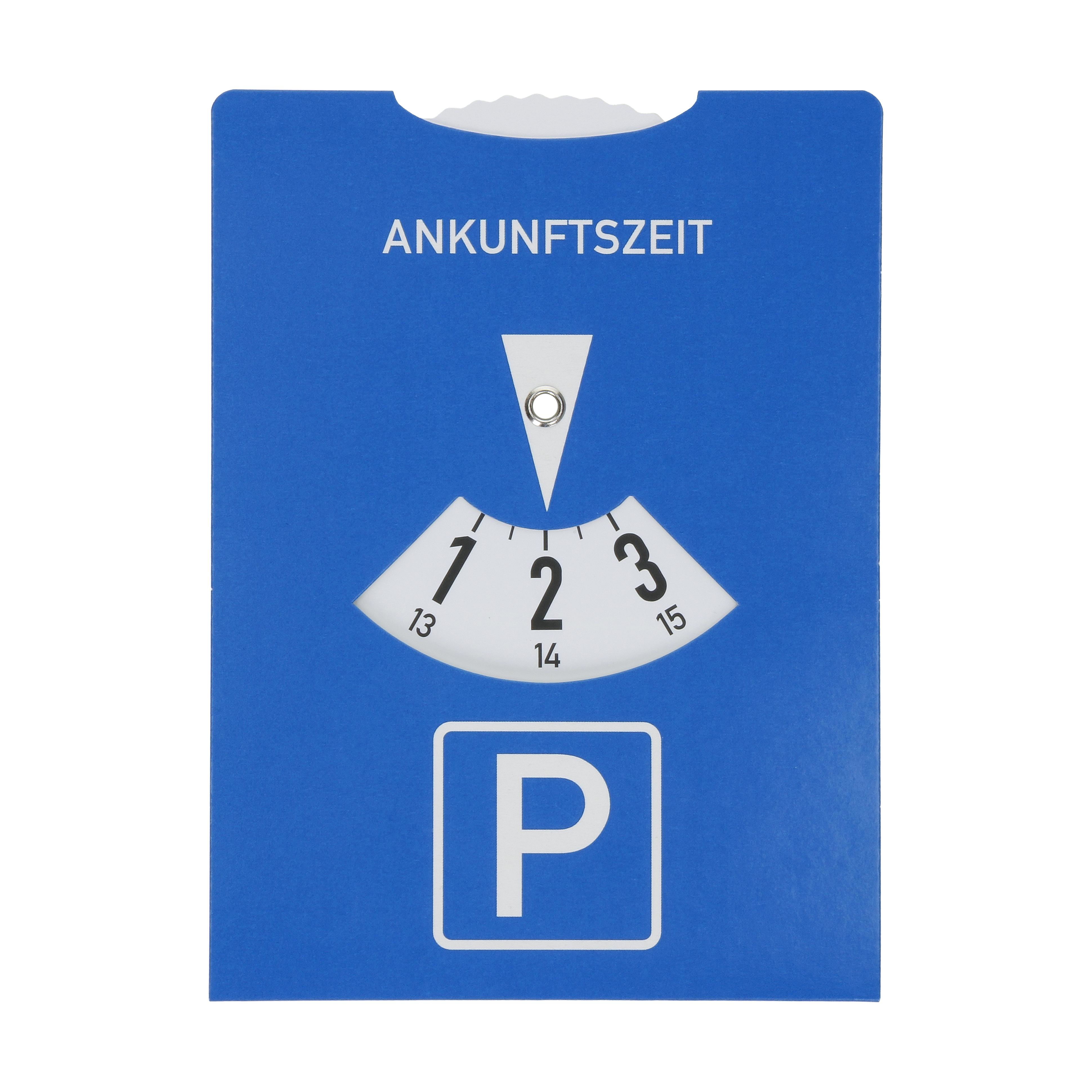 Papp-Parkscheibe "E-Mobility" – Ansicht_Oben Papp-Parkscheibe "E-Mobility"