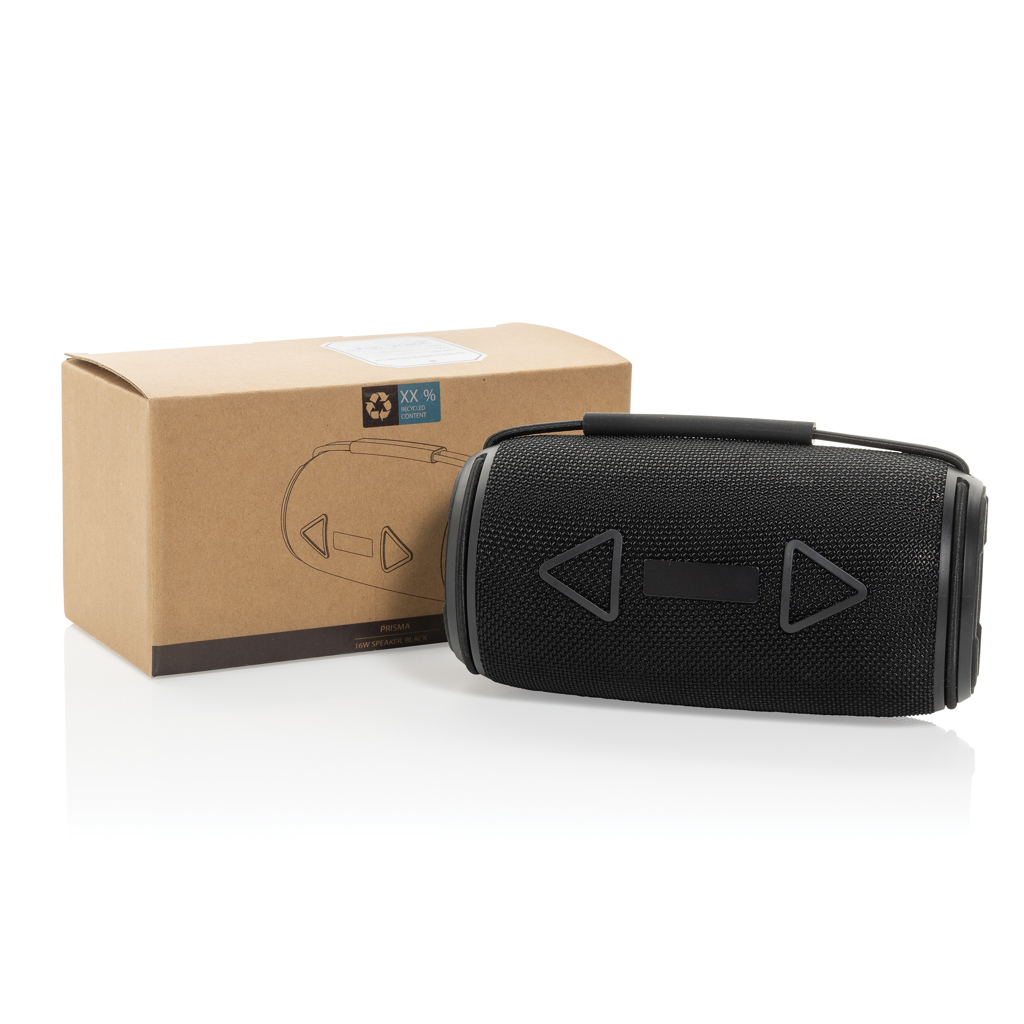 XD Collection Prisma 16W Bluetooth-Lautsprecher IPX4 aus RCS rec. ABS und rPET