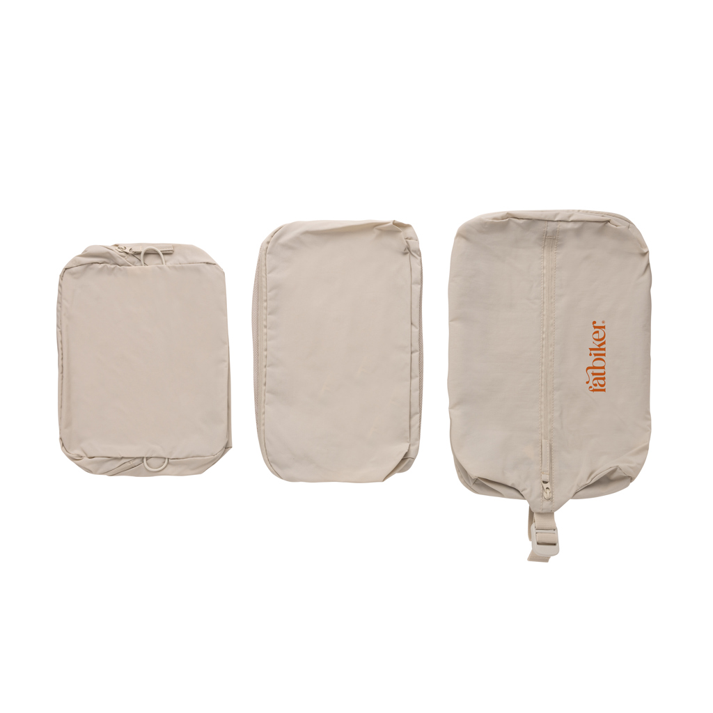 XD Xclusive KENTO URBAN Packing Cube Set 3-teilig aus RCS-recyceltem Nylon mit Logodruck XD Xclusive KENTO URBAN Packing Cube Set 3-teilig aus RCS-recyceltem Nylon mit Logodruck