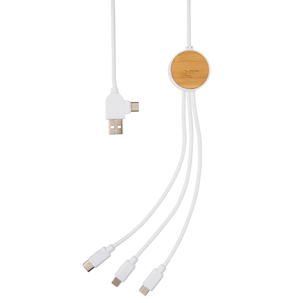 Ontario 6-in-1 Multikabel aus Recyclingmaterial – Vielseitiges Werbegeschenk für Events Ontario 6-in-1 Multikabel aus Recyclingmaterial – Vielseitiges Werbegeschenk für Events