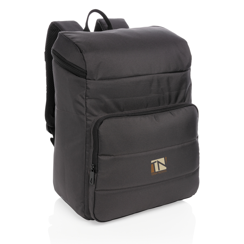 Impact AWARE RPET Kühl-Rucksack — 6 Flaschen / 24 Dosen, PVC-frei Impact AWARE RPET Kühl-Rucksack — 6 Flaschen / 24 Dosen, PVC-frei