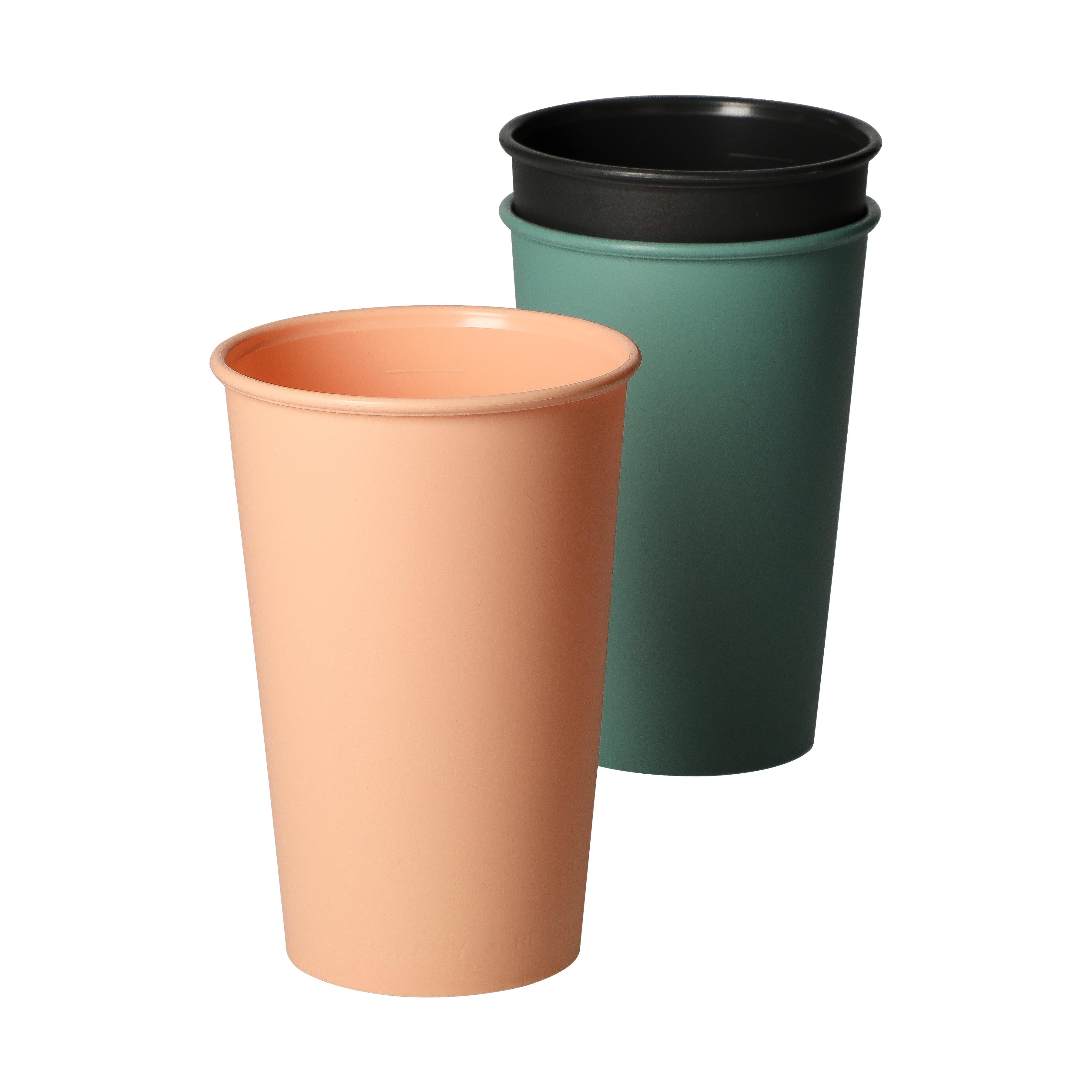 Becher "ToGo", 300 ml, elastoNature – DET3 Becher "ToGo", 300 ml, elastoNature