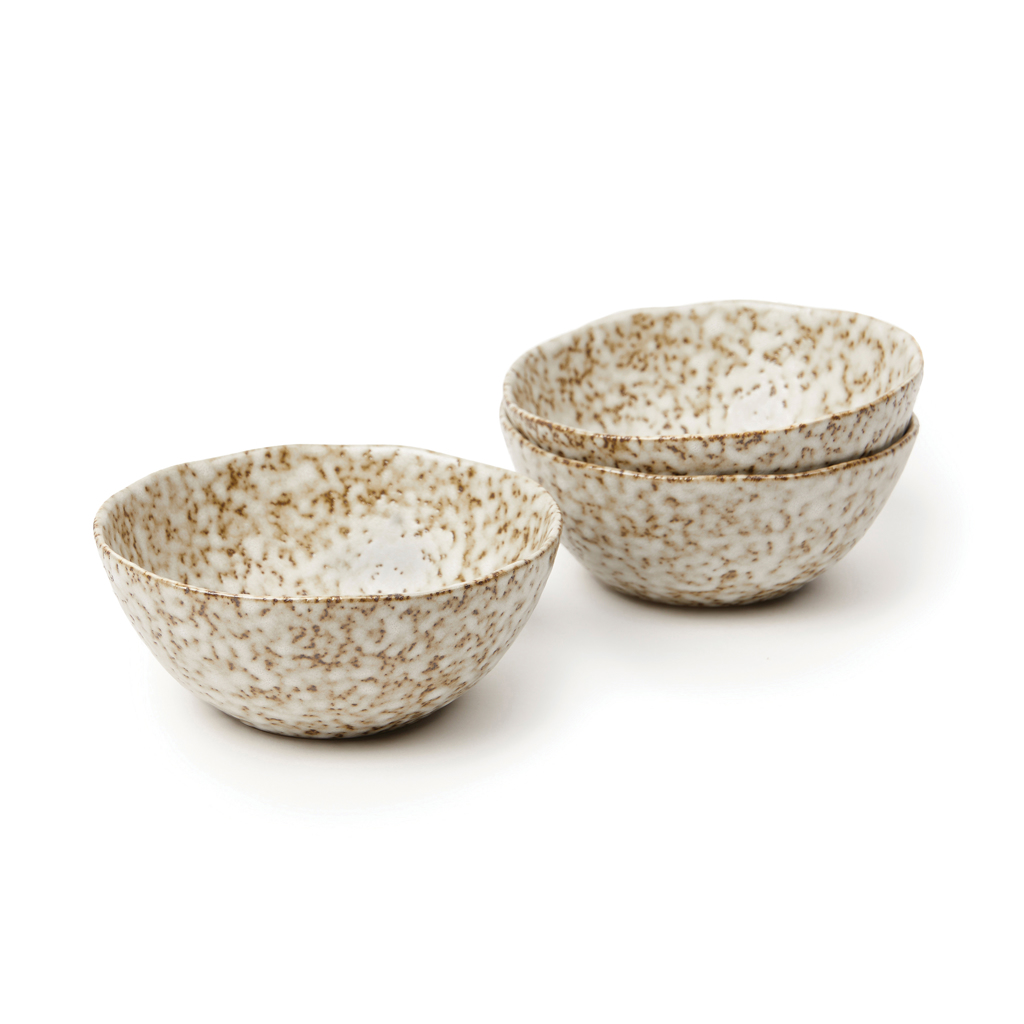 VINGA Nuvem Mini-Bowls 3er-Set aus handglasiertem Steingut VINGA Nuvem Mini-Bowls 3er-Set aus handglasiertem Steingut