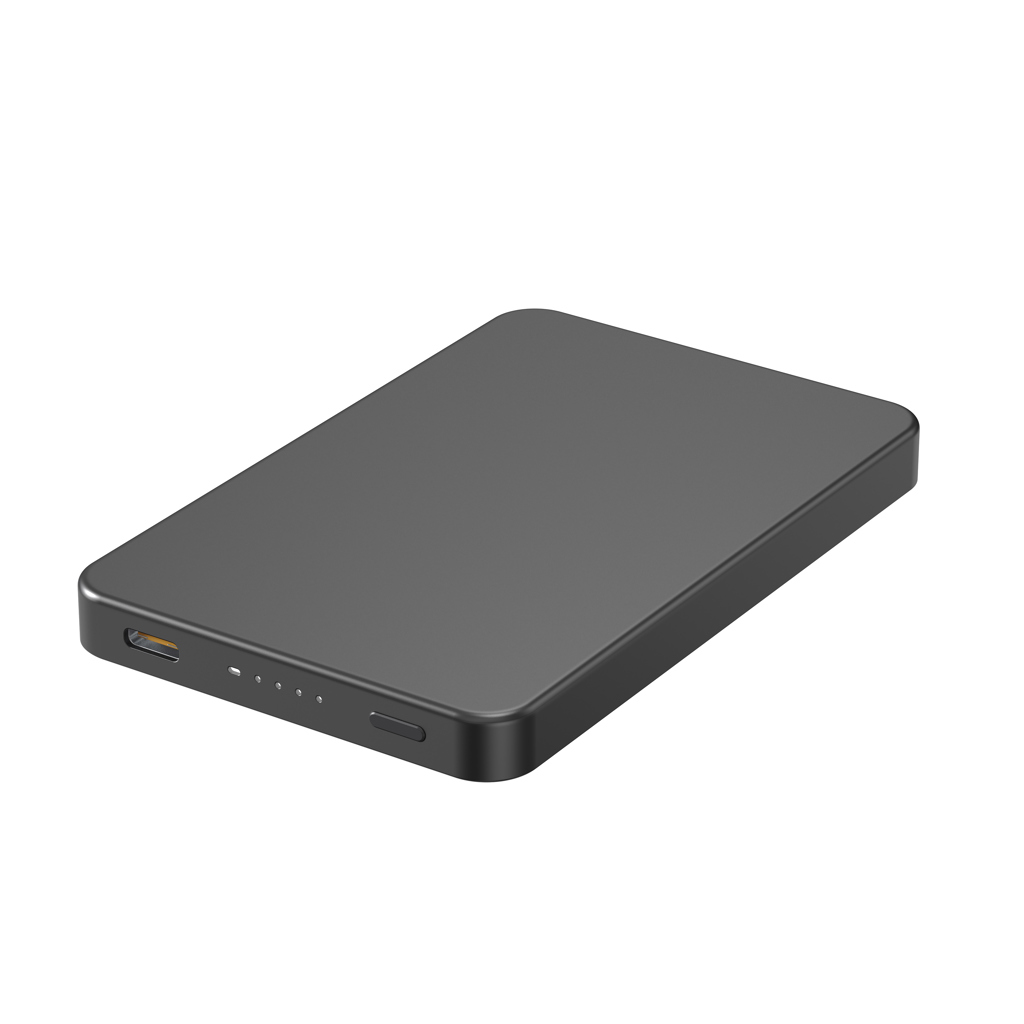 Urban Vitamin Marin Magnet-Powerbank 5.000 mAh, 15 W kabellos – mit Logo gravierbar Urban Vitamin Marin Magnet-Powerbank 5.000 mAh, 15 W kabellos – mit Logo gravierbar
