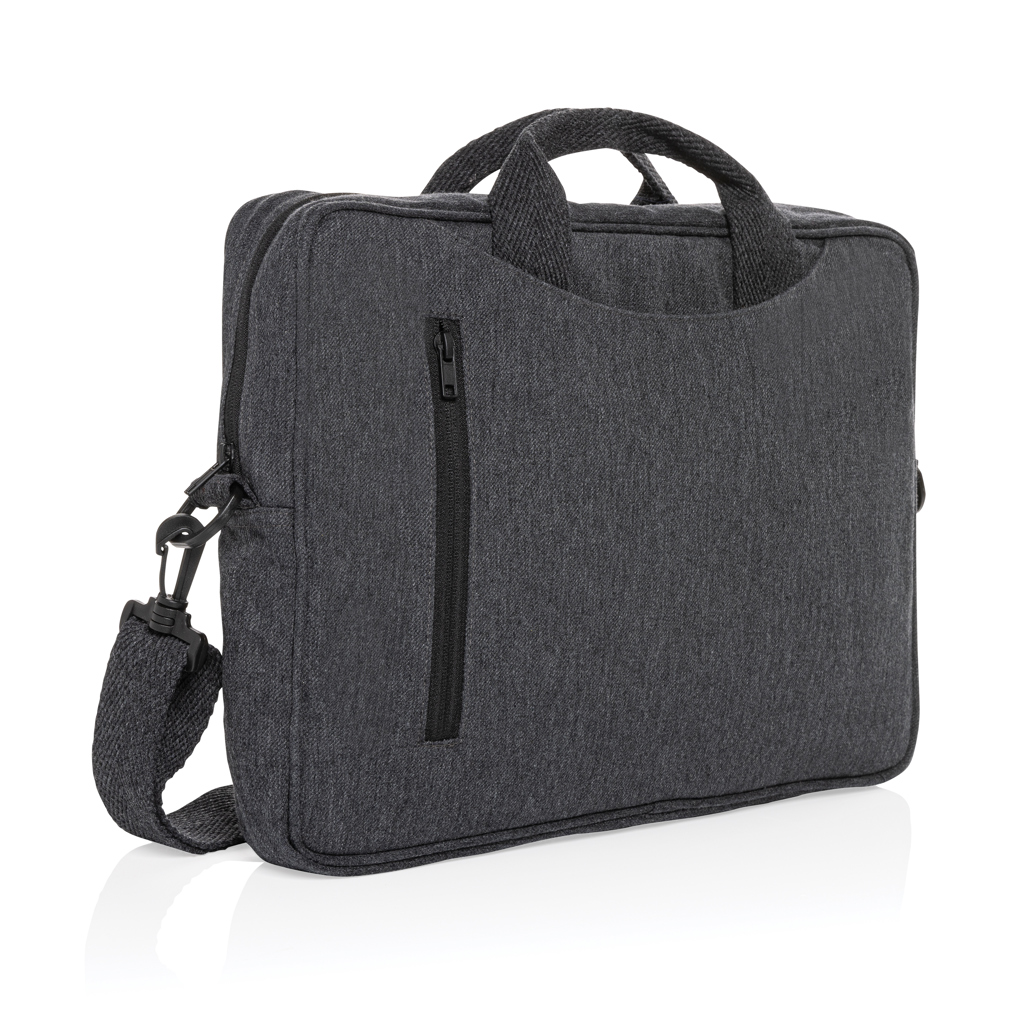 Laluka AWARE Laptop-Tasche 15,4 Zoll aus recycelter Baumwolle (XD Collection) – bedruckbar oder bestickbar