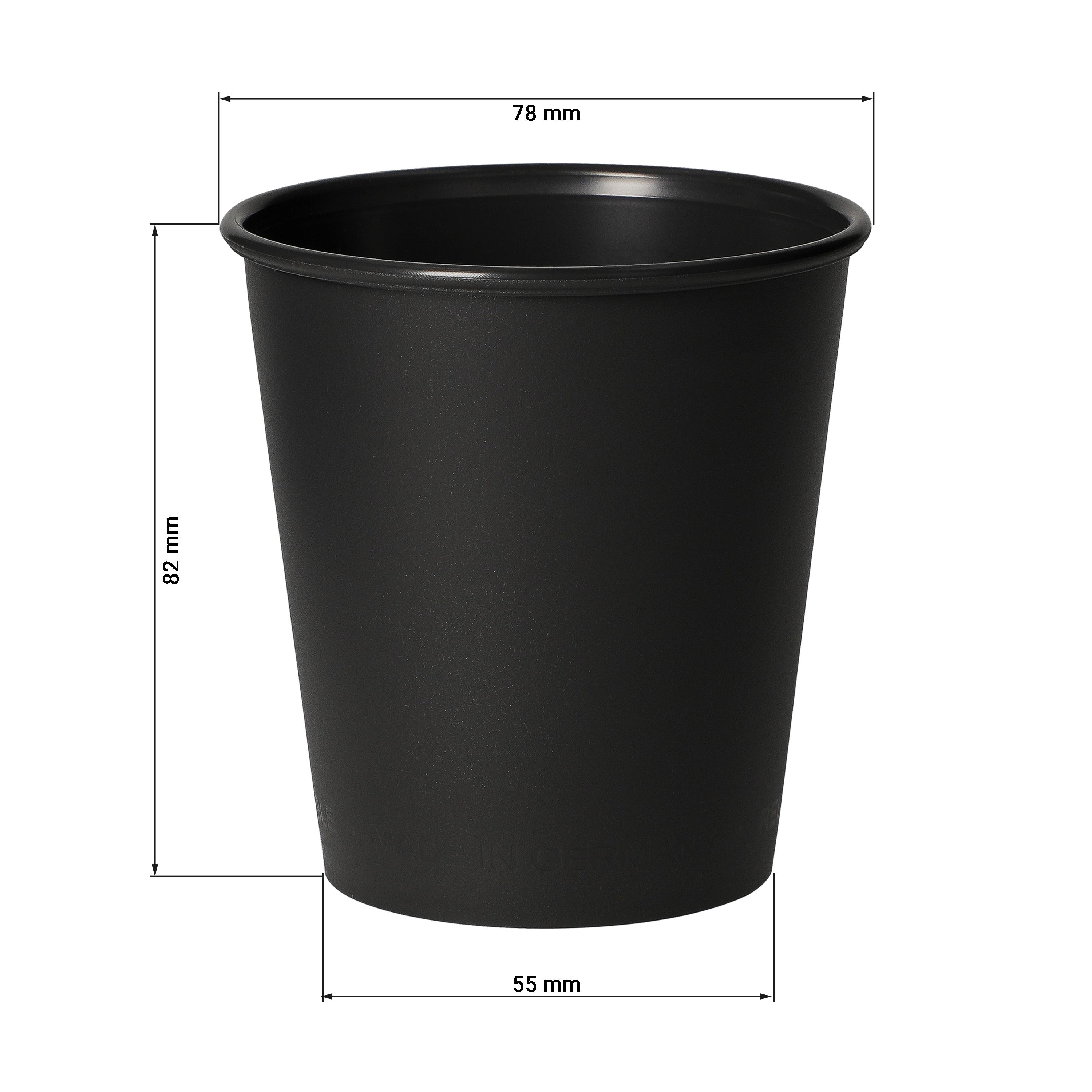 Becher "ToGo", 200 ml, elastoNature – DET1_Schiefer Becher "ToGo", 200 ml, elastoNature